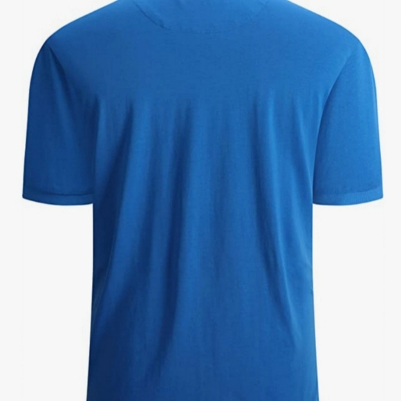 Nwt Esabel C Mens Blue Shortsleeve Polo - Picture 2 of 14